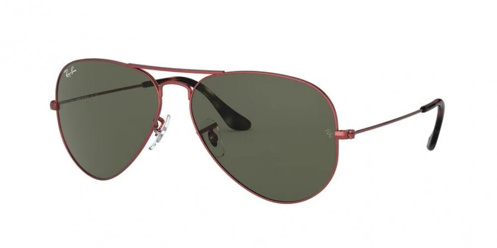 Ray Ban RB 3025 Aviator Large Metal Sunglasses - Medium - 58mm - Silver - view 88